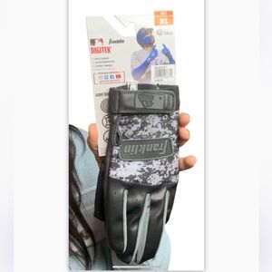 FLANKLIN Digitek Batting Gloves Genuine Leather Athletic Fit